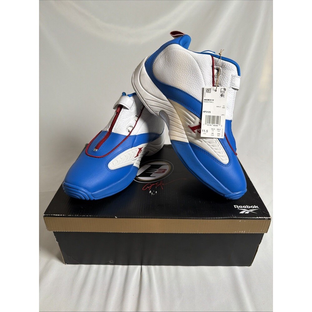 Reebok Answer IV IVERSON Dynamic Blue HP3125 - Size 11.5